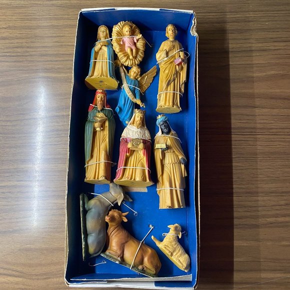 Vintage New/Old Stock ART Plastics Nativity